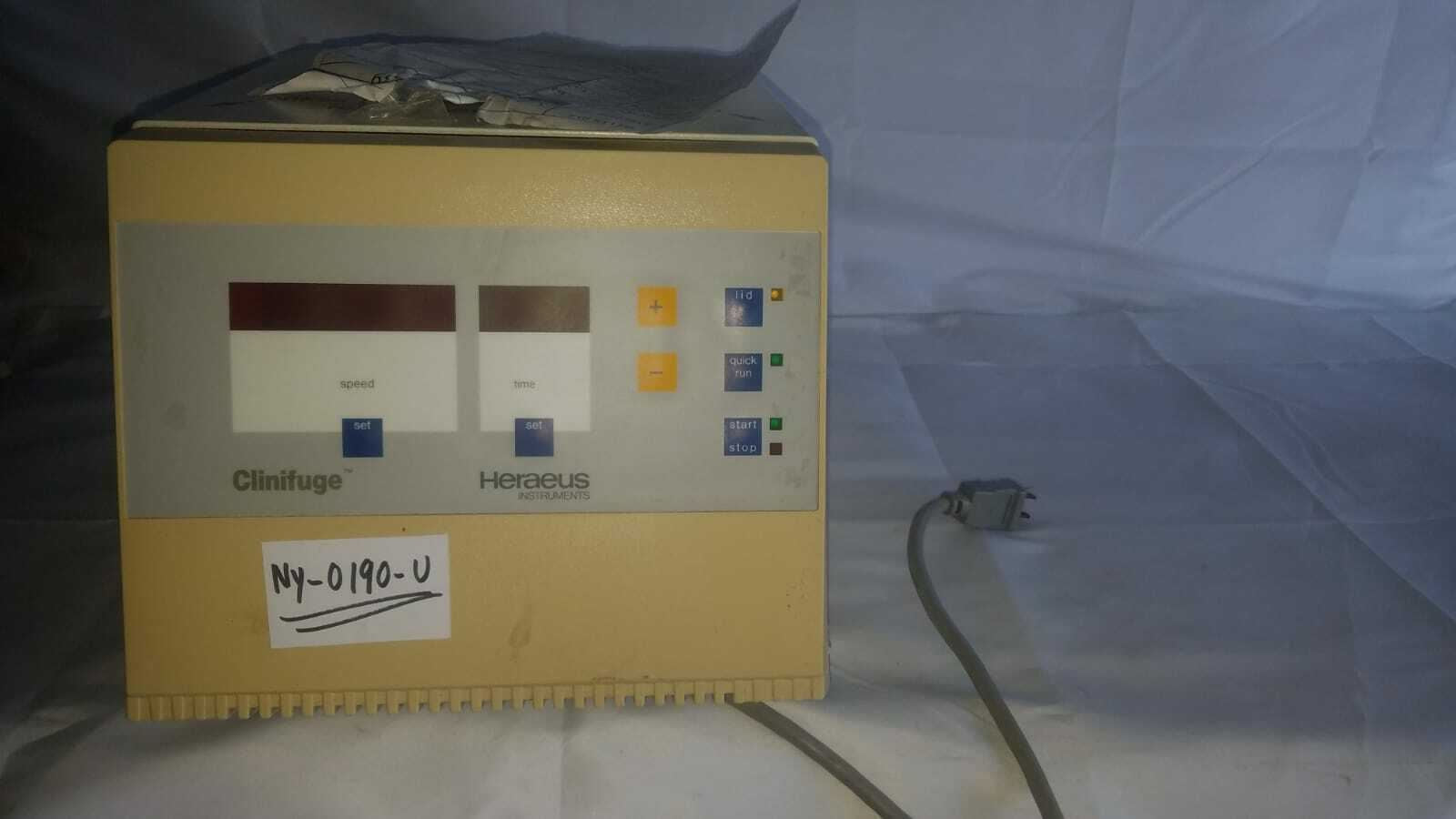 Heraeus Instruments Clinifuge Centrifuge (NY190U) DIAGNOSTIC ULTRASOUND MACHINES FOR SALE