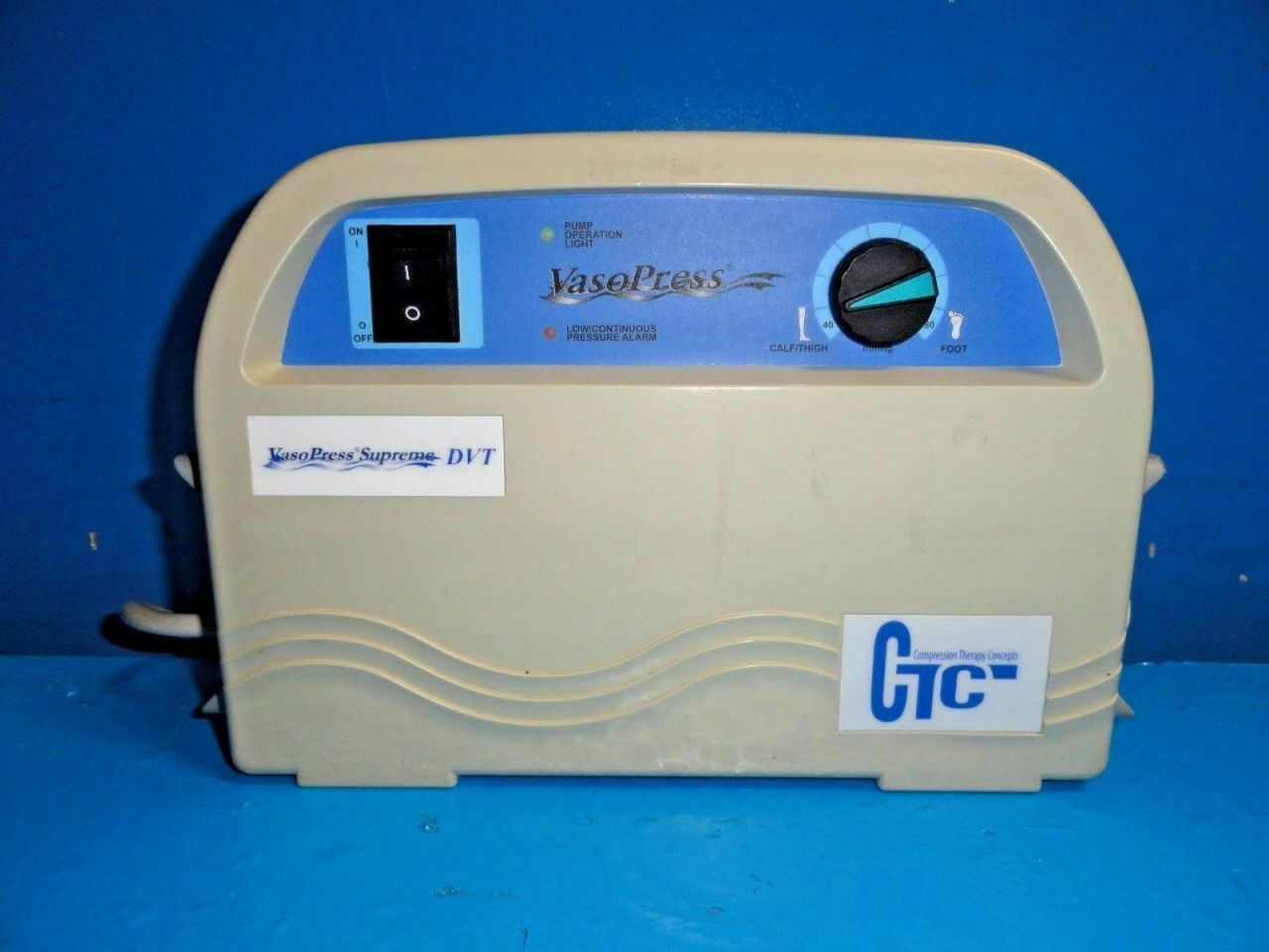 Vasopress Supreme Mini DVT Pump without Tubing - Vaso Press - KM501 DIAGNOSTIC ULTRASOUND MACHINES FOR SALE