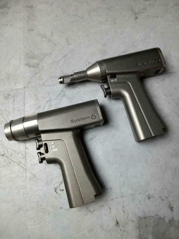 STRYKER SYSTEM 6 DRILL SET 6206 RECIP SAW & 6205 ROTARY DRILL DIAGNOSTIC ULTRASOUND MACHINES FOR SALE