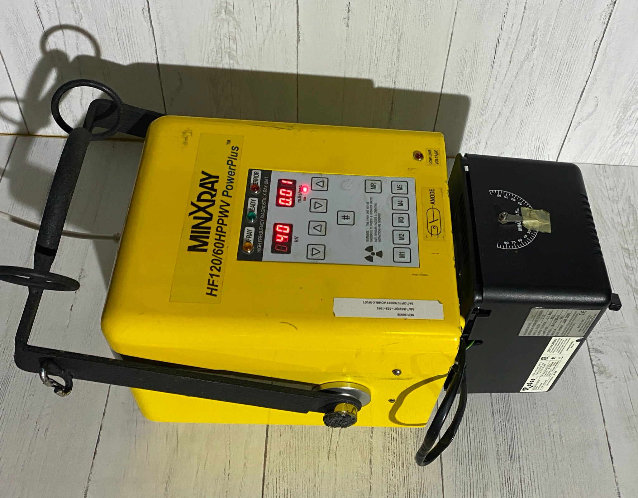 MinXray HF120/60HPPWV PowerPlus Portable X-Ray Machine manufactured 2008 DIAGNOSTIC ULTRASOUND MACHINES FOR SALE