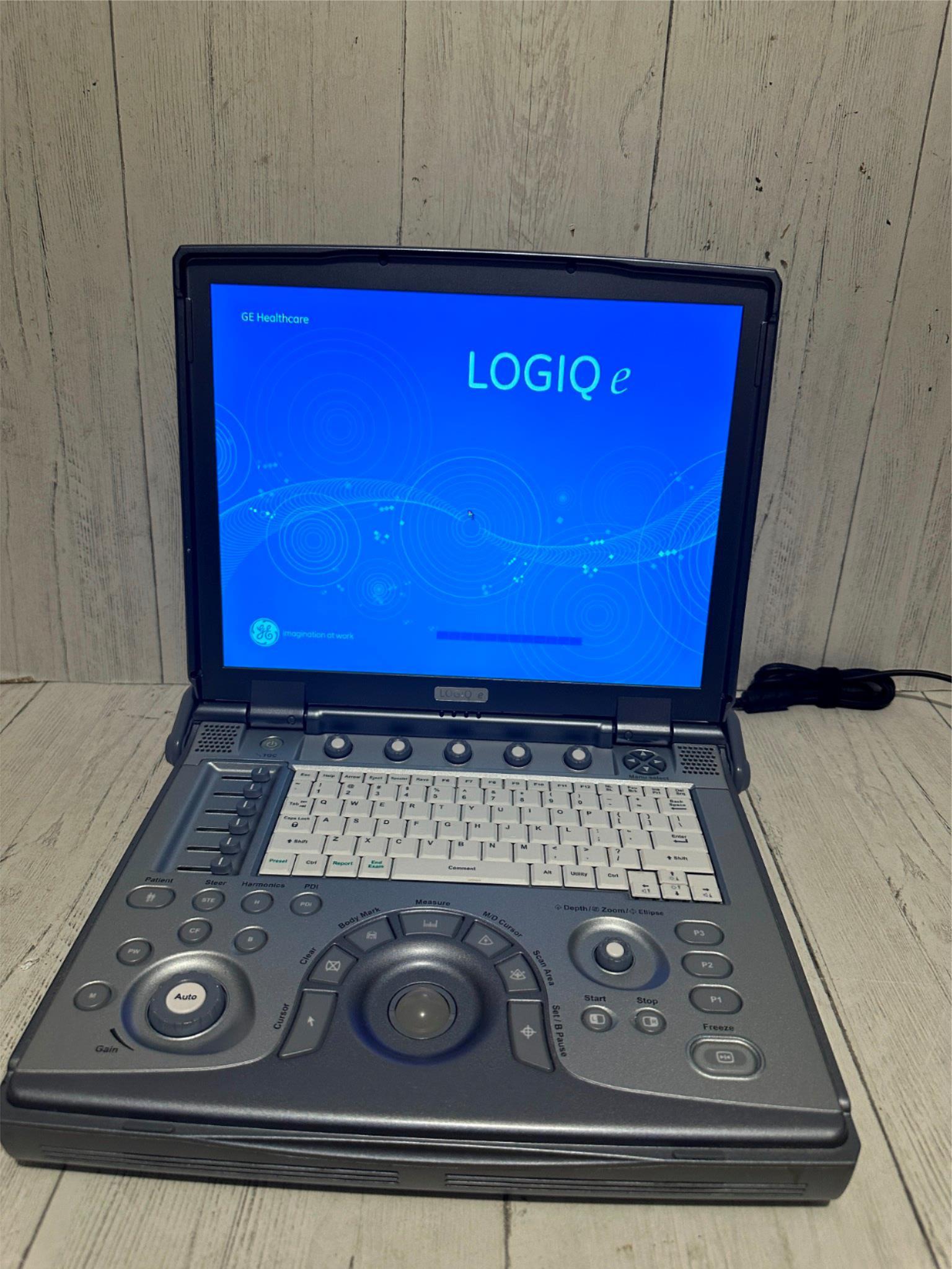 GE LOGIQ E Ultrasound DOM 2012 with two probe 4c-Rs and 3S-rs DIAGNOSTIC ULTRASOUND MACHINES FOR SALE