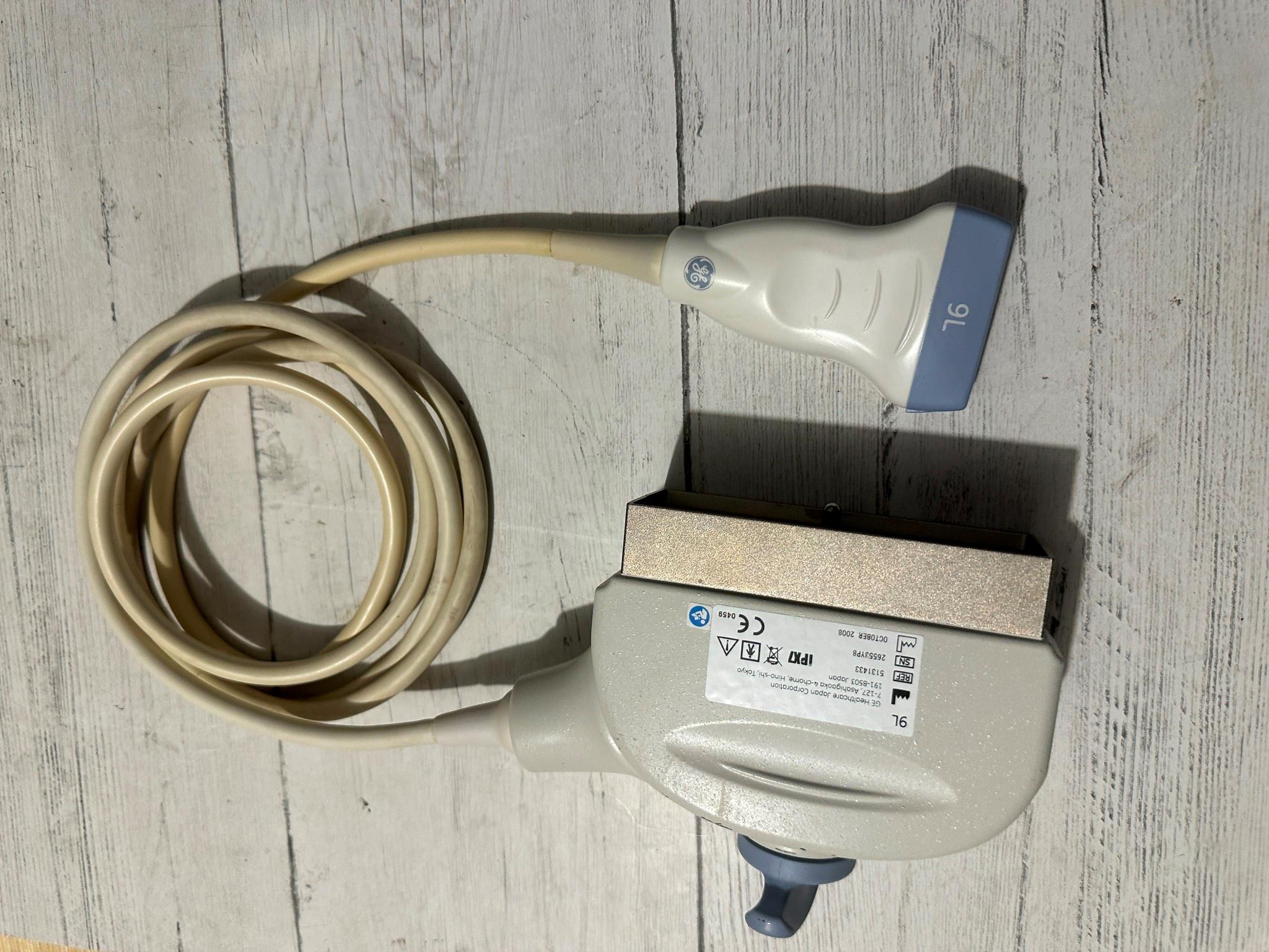 GE 9L Ultrasound Linear Array Probe Transducer for Logiq 9, Model 5131433 2008 DIAGNOSTIC ULTRASOUND MACHINES FOR SALE