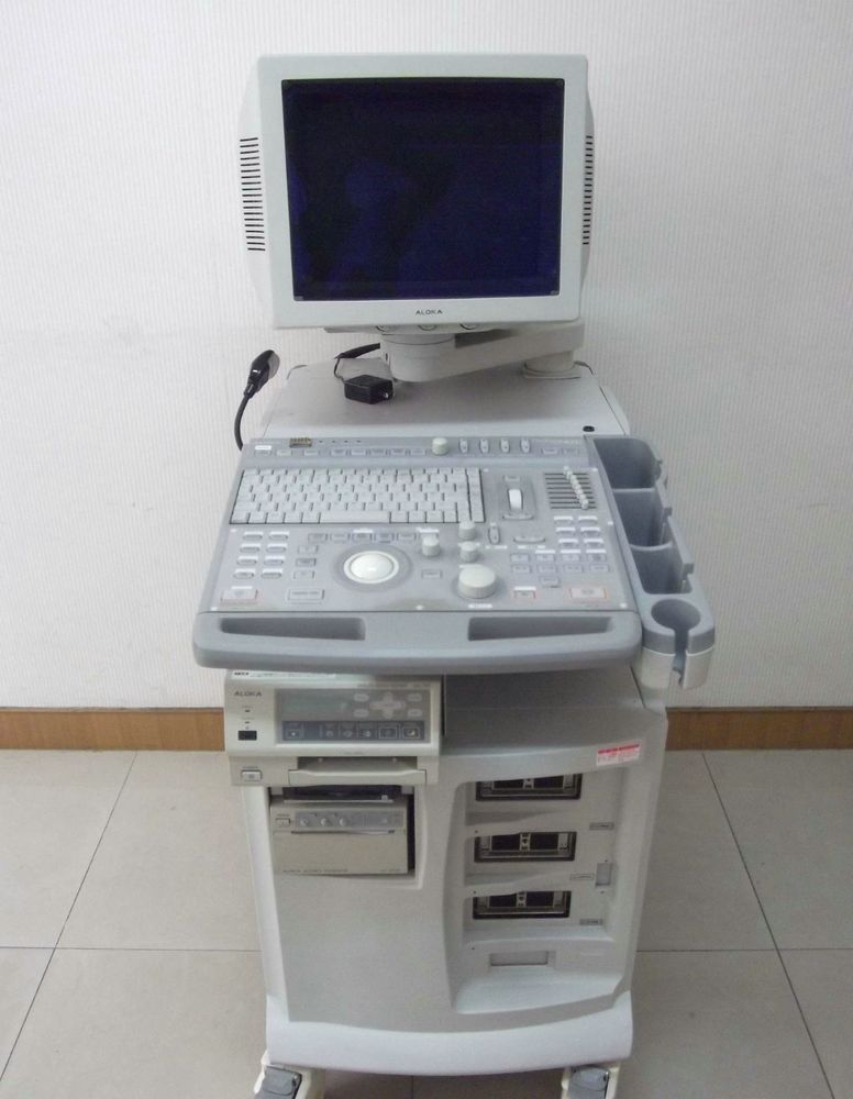 ALOKA SSD-4000 ULTRASOUND MACHINE + 3PROBES: Linear, convex & endovagina probes DIAGNOSTIC ULTRASOUND MACHINES FOR SALE