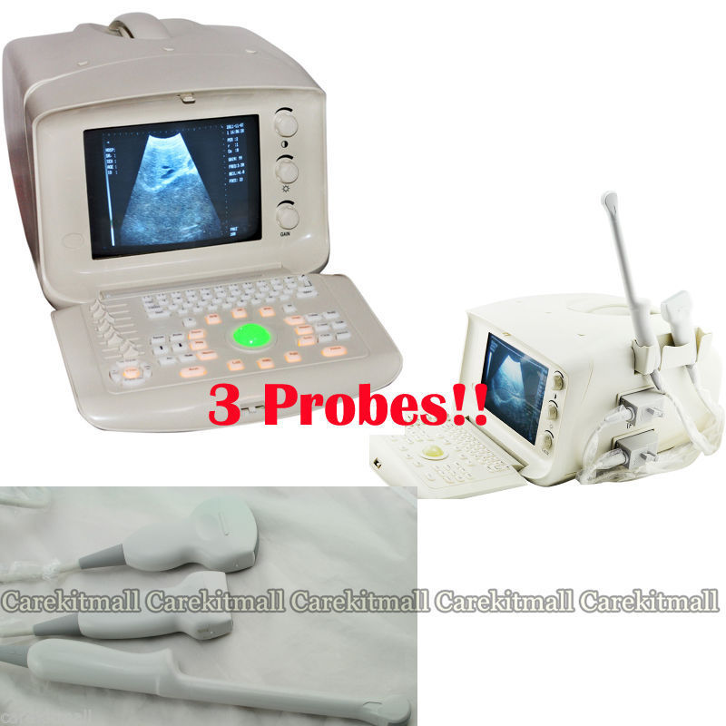3 Probes!Digital Ultrasound Machine Scanner Convex+Linear+Transvaginal Probes ++ 190891494696 DIAGNOSTIC ULTRASOUND MACHINES FOR SALE