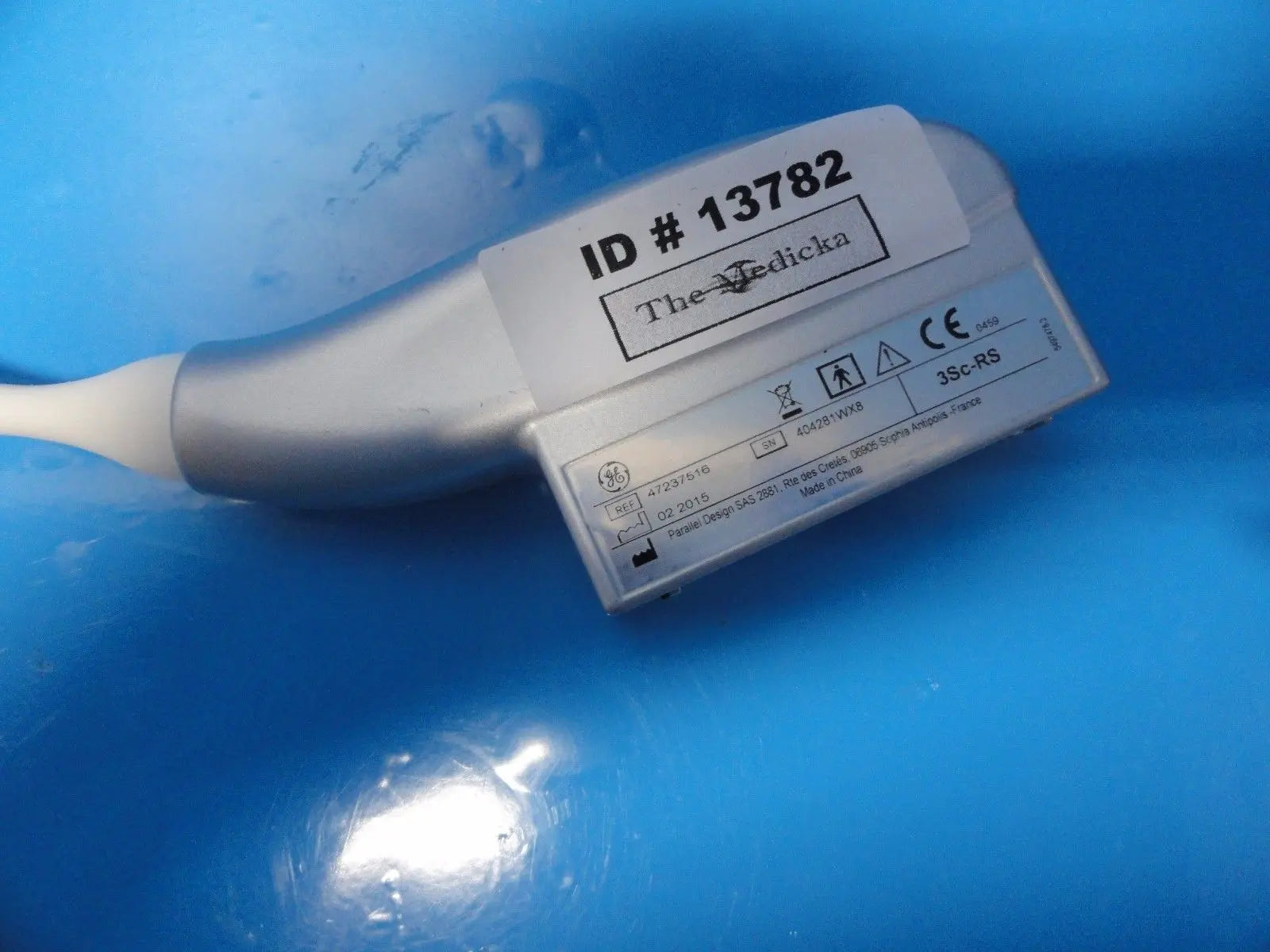2015 GE 3Sc-RS Ultrasound Sector Phased Array Transducer P/N 47237516 ~13782 DIAGNOSTIC ULTRASOUND MACHINES FOR SALE