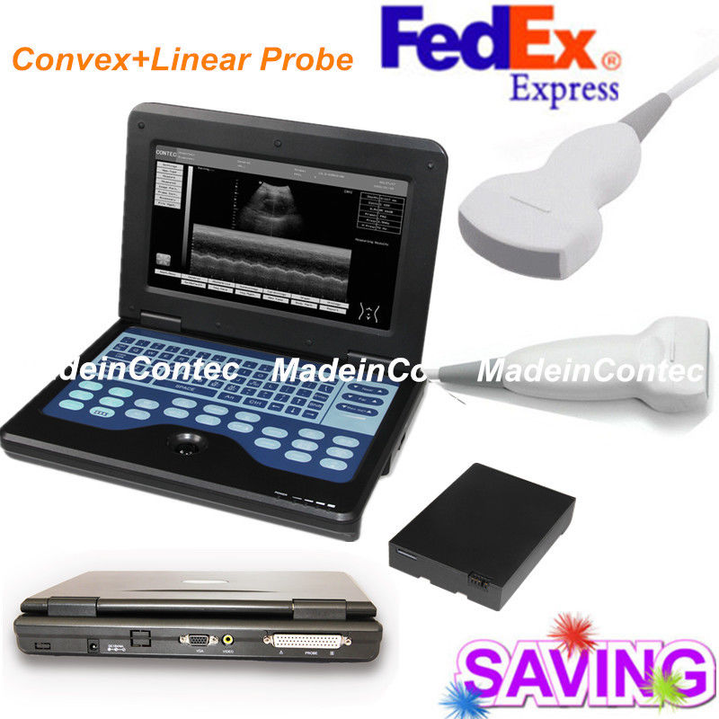 USA Full Digital Portable B-Ultrasoud Scanner 3.5M Convex+7.5M Linear Probe CE 658126923446 DIAGNOSTIC ULTRASOUND MACHINES FOR SALE