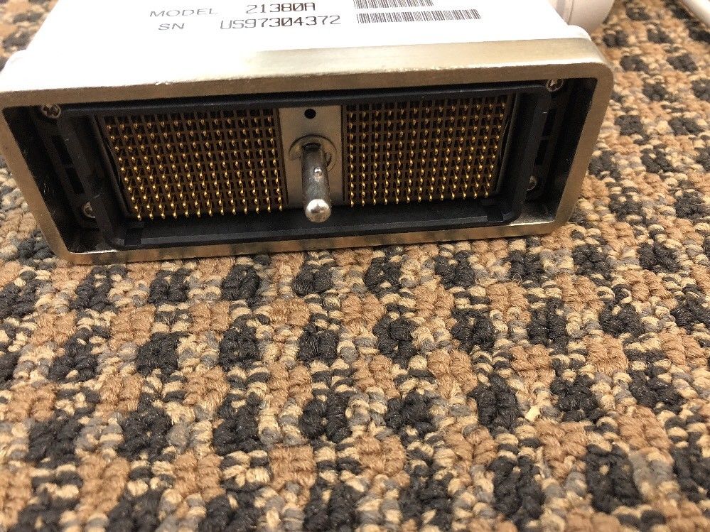 closeup of probe connector