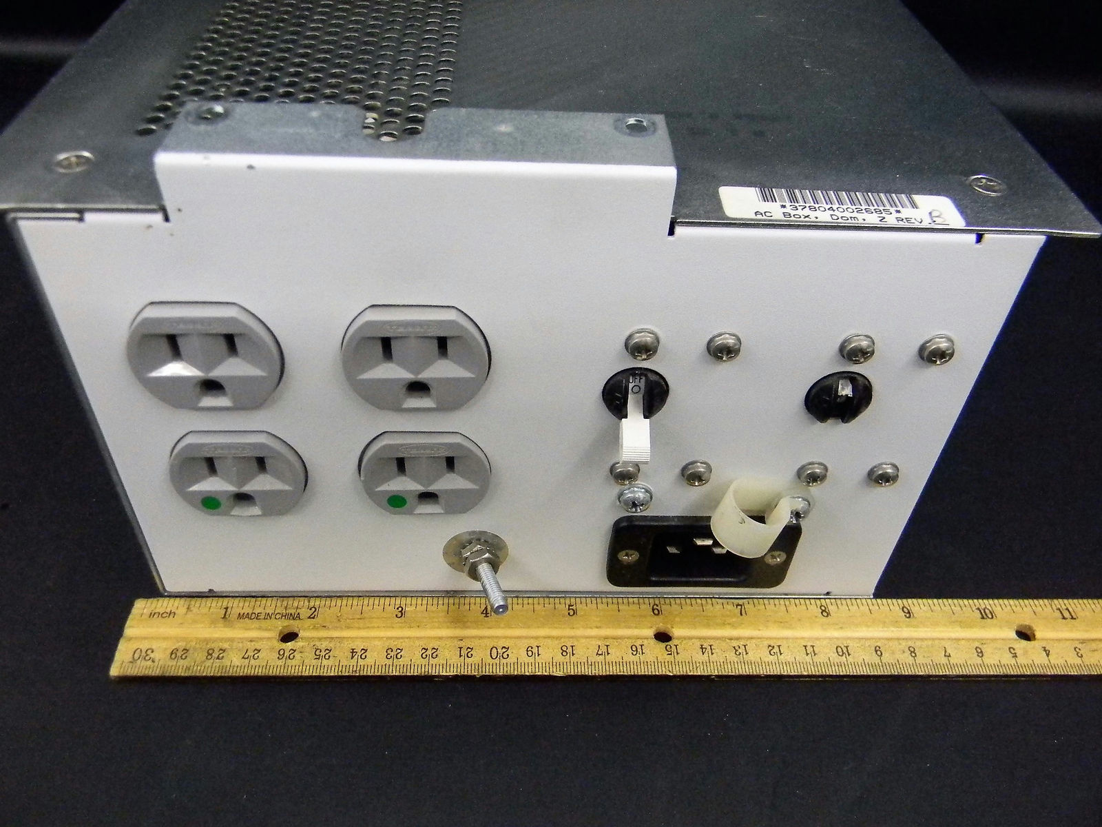 Acuson Sequoia C256 Ultrasound AC BOX DOM Z REV. B POWER SUPPPLY DIAGNOSTIC ULTRASOUND MACHINES FOR SALE