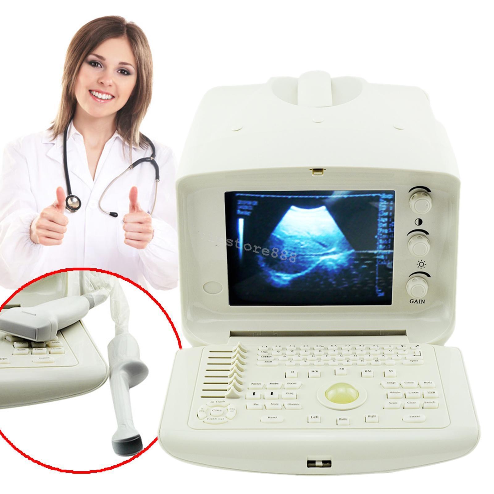 Portable 10.1" ultrasonic Digital Ultrasound Scanner +Curve+ Transvaginal Probes 190891245830 DIAGNOSTIC ULTRASOUND MACHINES FOR SALE
