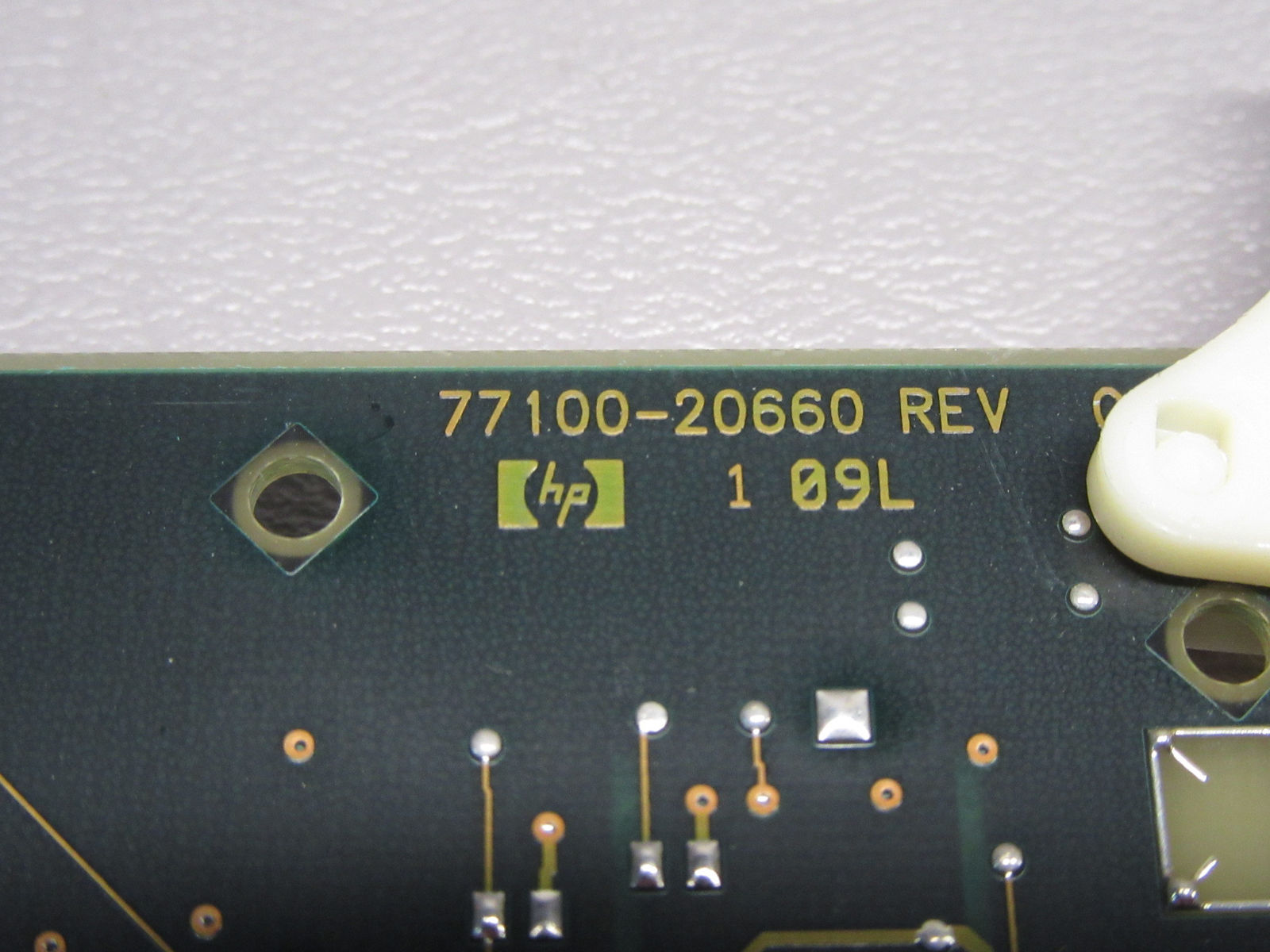 a close up of a piece of electronic equipment