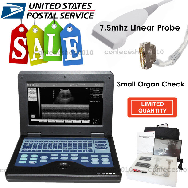Portable Laptop Machine Digital Ultrasound Scanner, probe, human/vet, USA Fedex DIAGNOSTIC ULTRASOUND MACHINES FOR SALE
