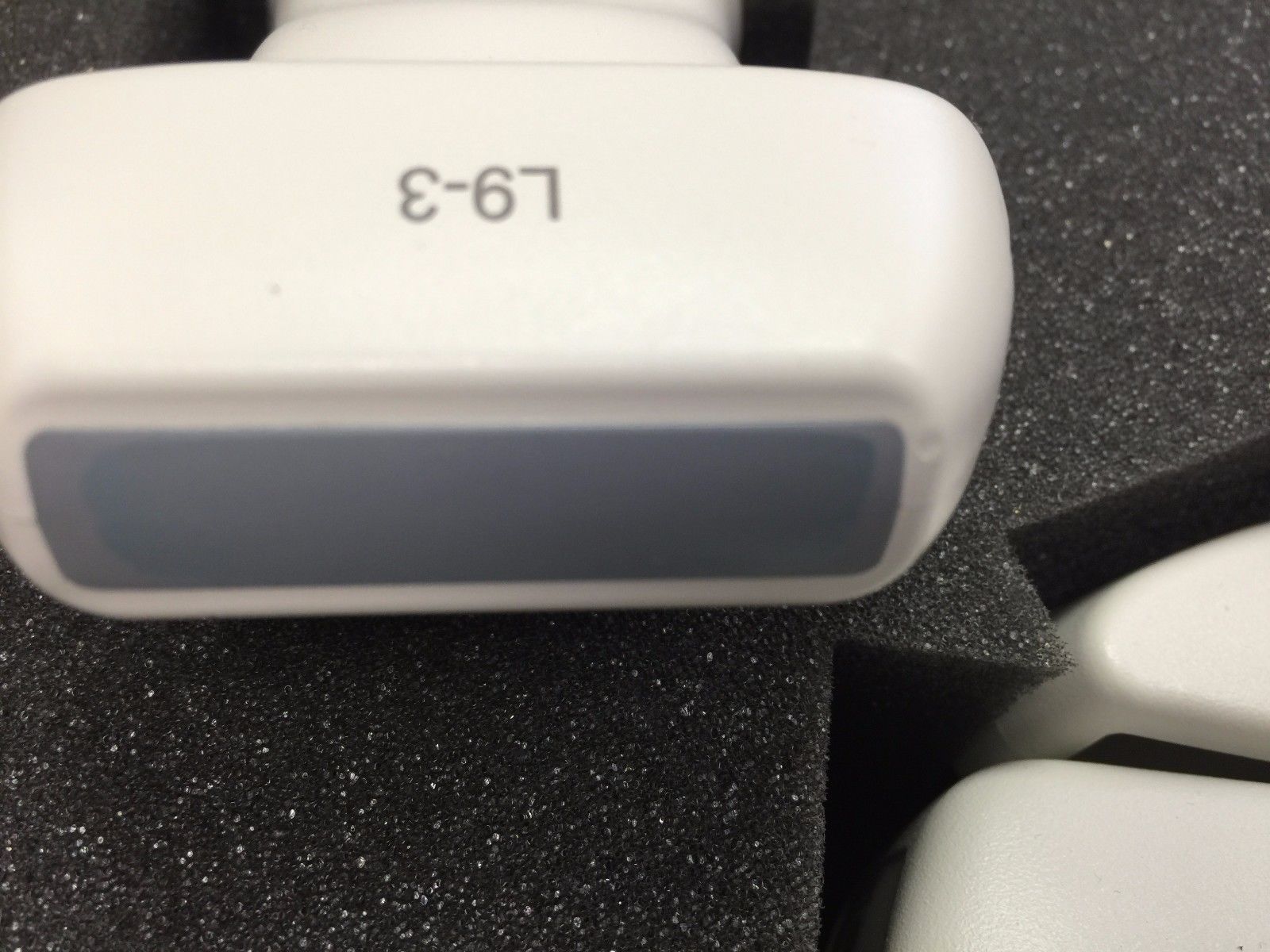 closeup of probe head