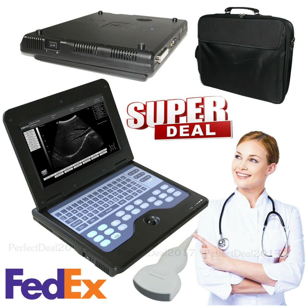 Laptop Ultrasound Machine, Notebook Digital Ultrasound scanner, 3.5 Convex probe DIAGNOSTIC ULTRASOUND MACHINES FOR SALE