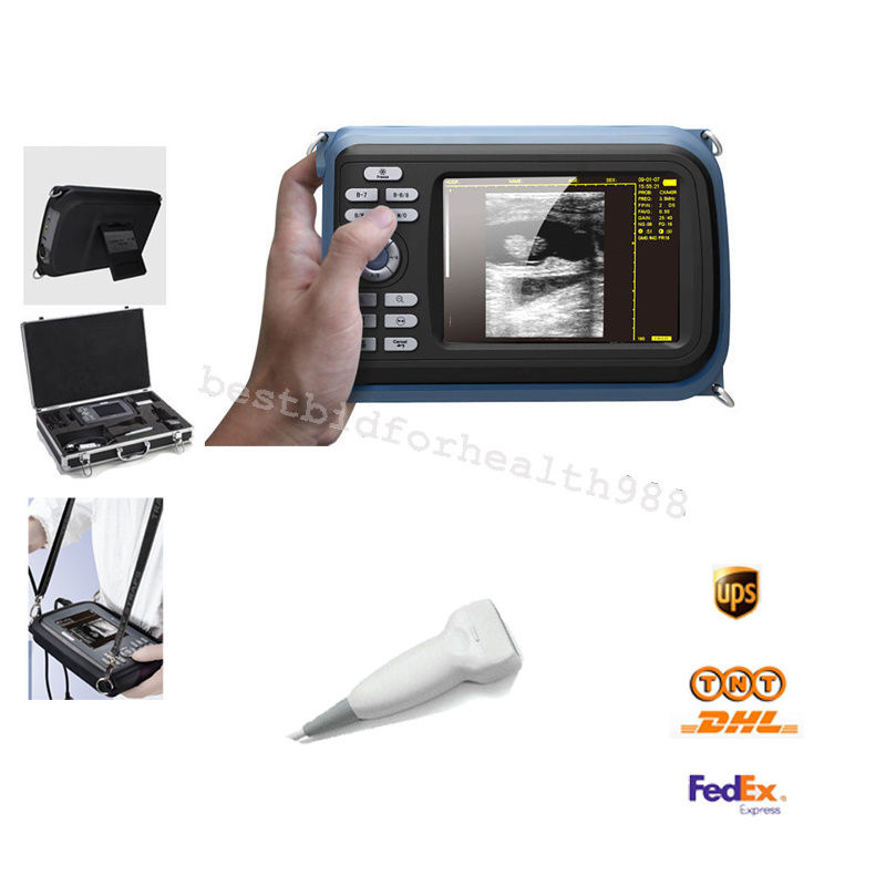 Handheld Digital LCD 5.5 Inch Ultrasound Scanner+7.5Mhz linear Probe For Mankind DIAGNOSTIC ULTRASOUND MACHINES FOR SALE