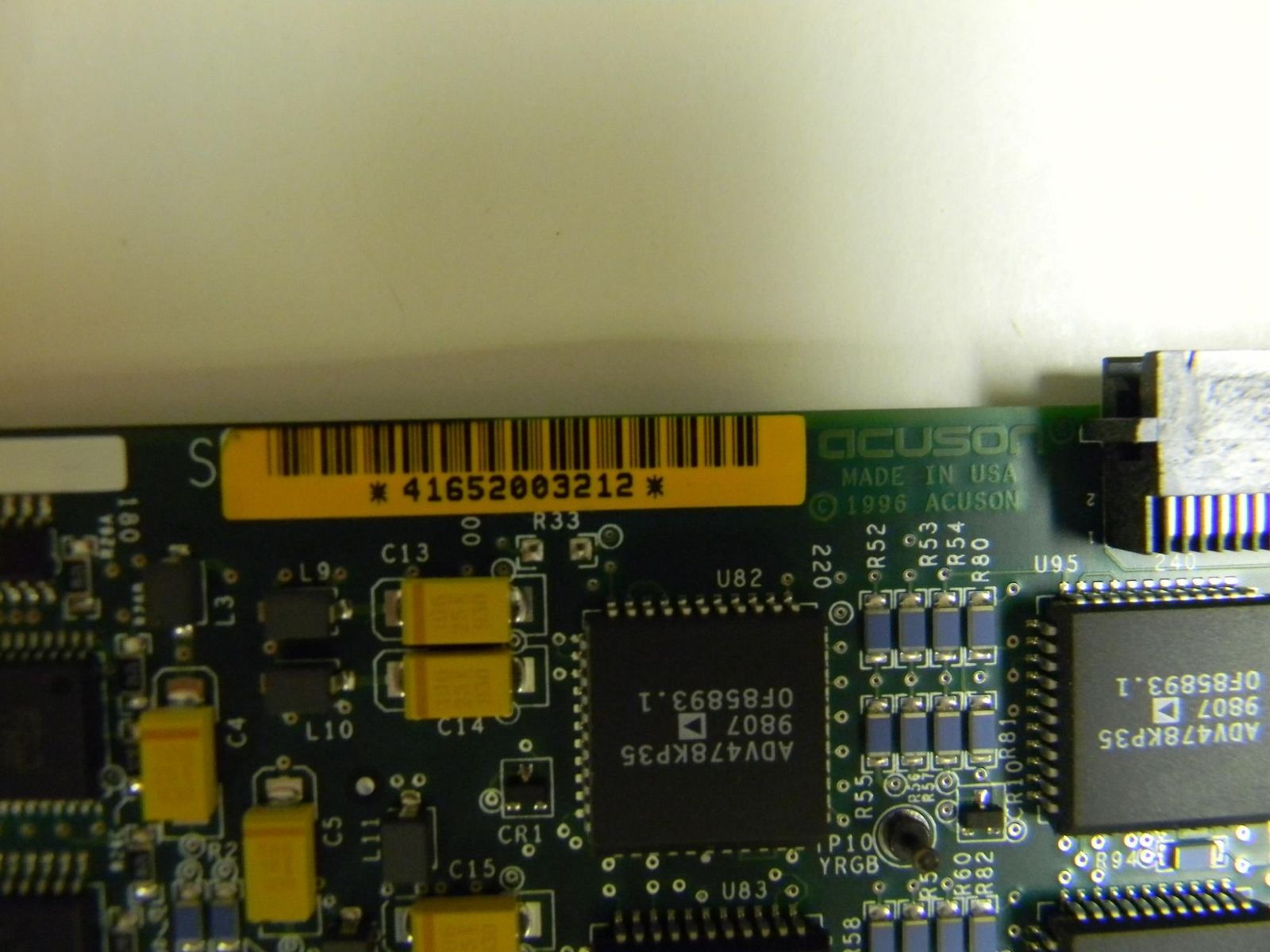 Acuson Sequoia C256 Ultrasound ASSY 41652 NTSC VPB2-N BOARD VPB2 DIAGNOSTIC ULTRASOUND MACHINES FOR SALE