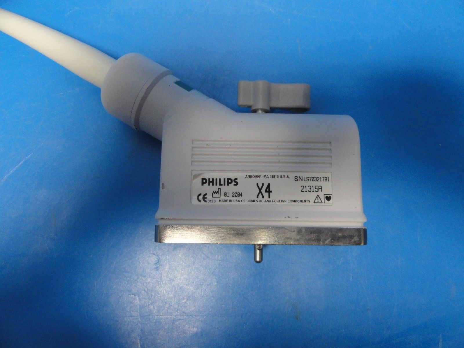 2004 Philips X4 (21315A) Broadband xMatrix Phased Array Probe SONOS 7500 (8449) DIAGNOSTIC ULTRASOUND MACHINES FOR SALE