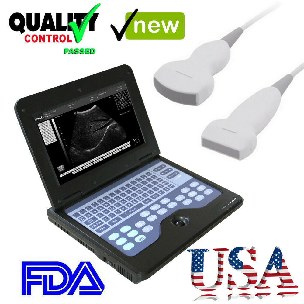 Portable Ultrasound Scanner Machine Diagnostic System+Convex Probe+Linear Probe DIAGNOSTIC ULTRASOUND MACHINES FOR SALE