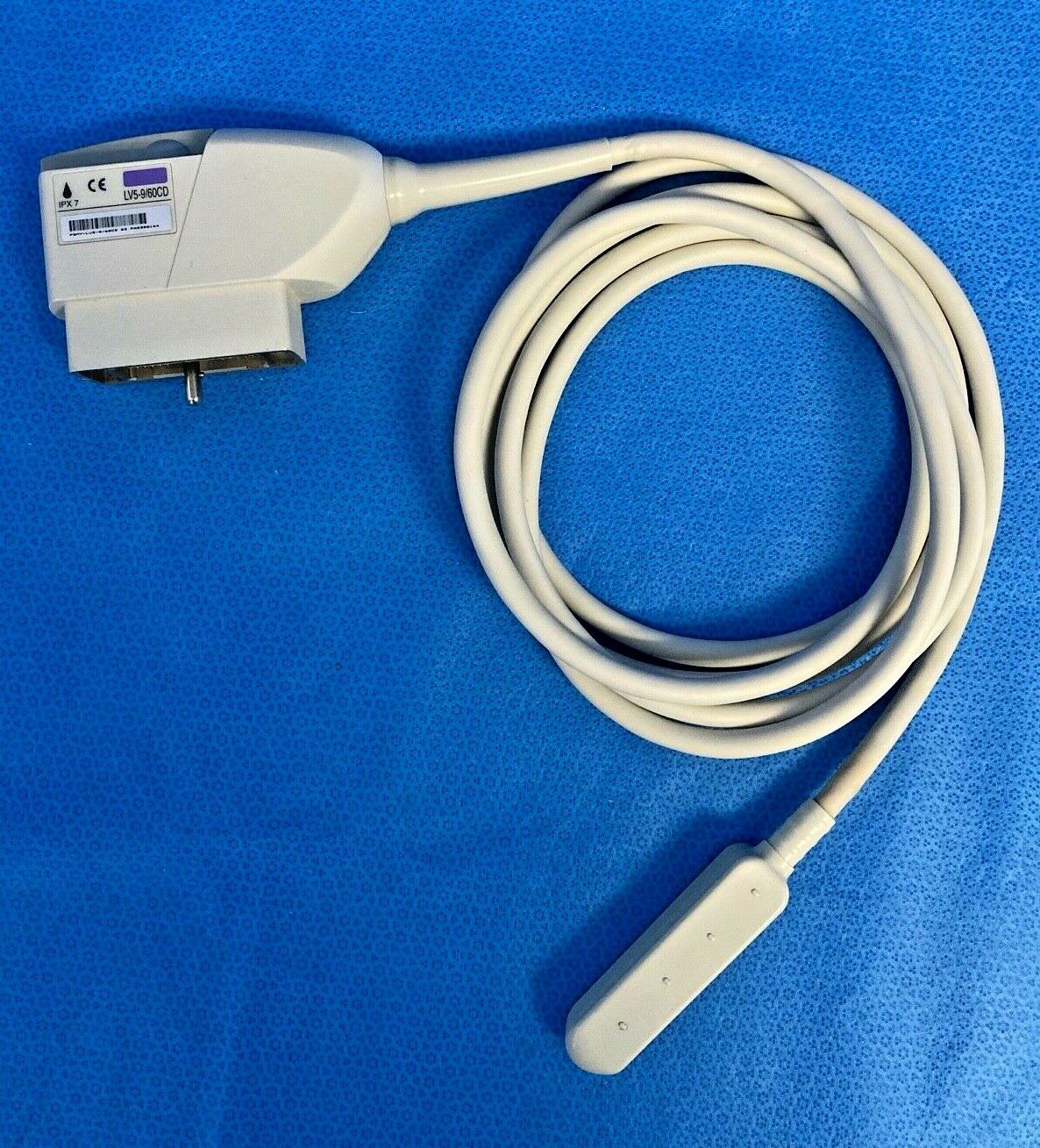 Samsung Medison LV5-9/60CD Ultrasound Probe / Transducer for MYSONO 201 DIAGNOSTIC ULTRASOUND MACHINES FOR SALE