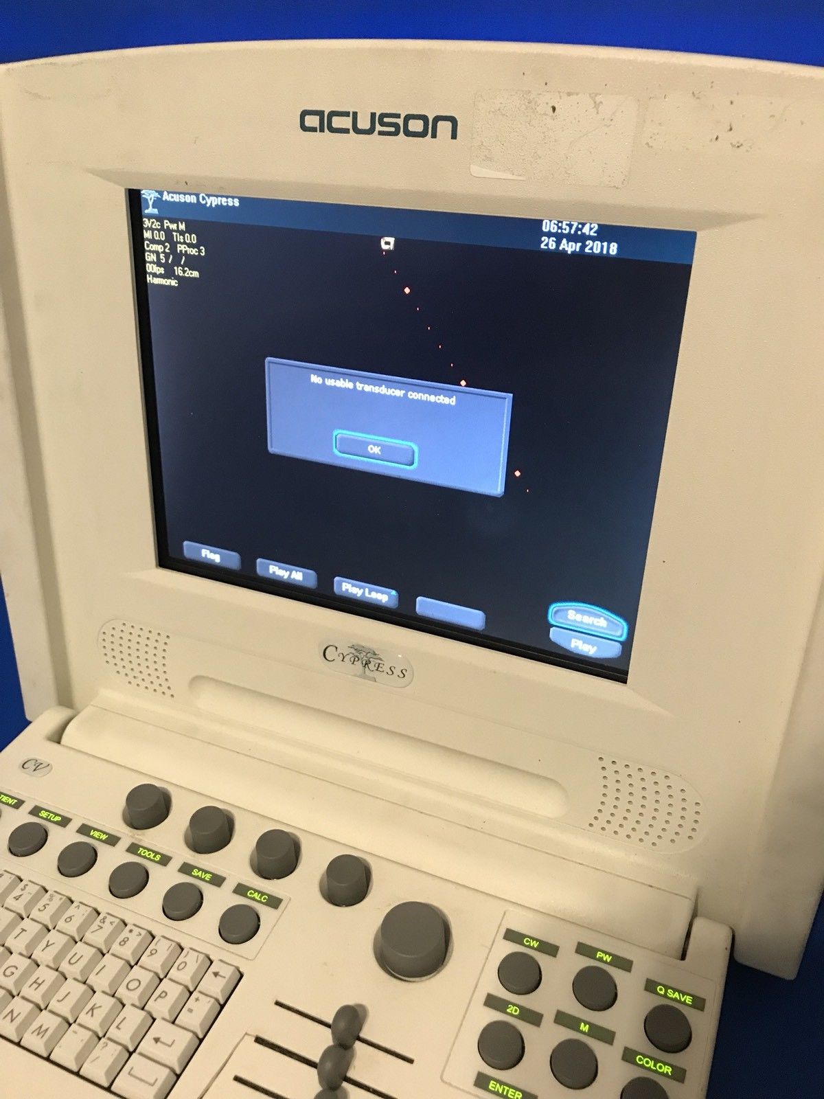 SIEMENS Acuson Cypress Ultrasound Machine DIAGNOSTIC ULTRASOUND MACHINES FOR SALE