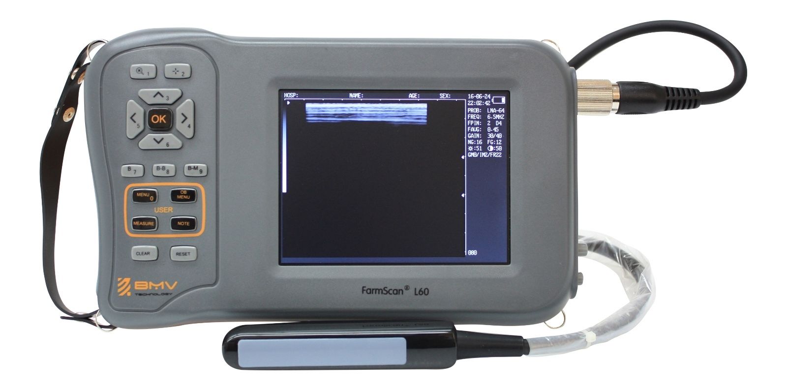 Palm Handheld Veterinary Ultrasound-Bovine Equine Reproduction with Rectal Probe DIAGNOSTIC ULTRASOUND MACHINES FOR SALE