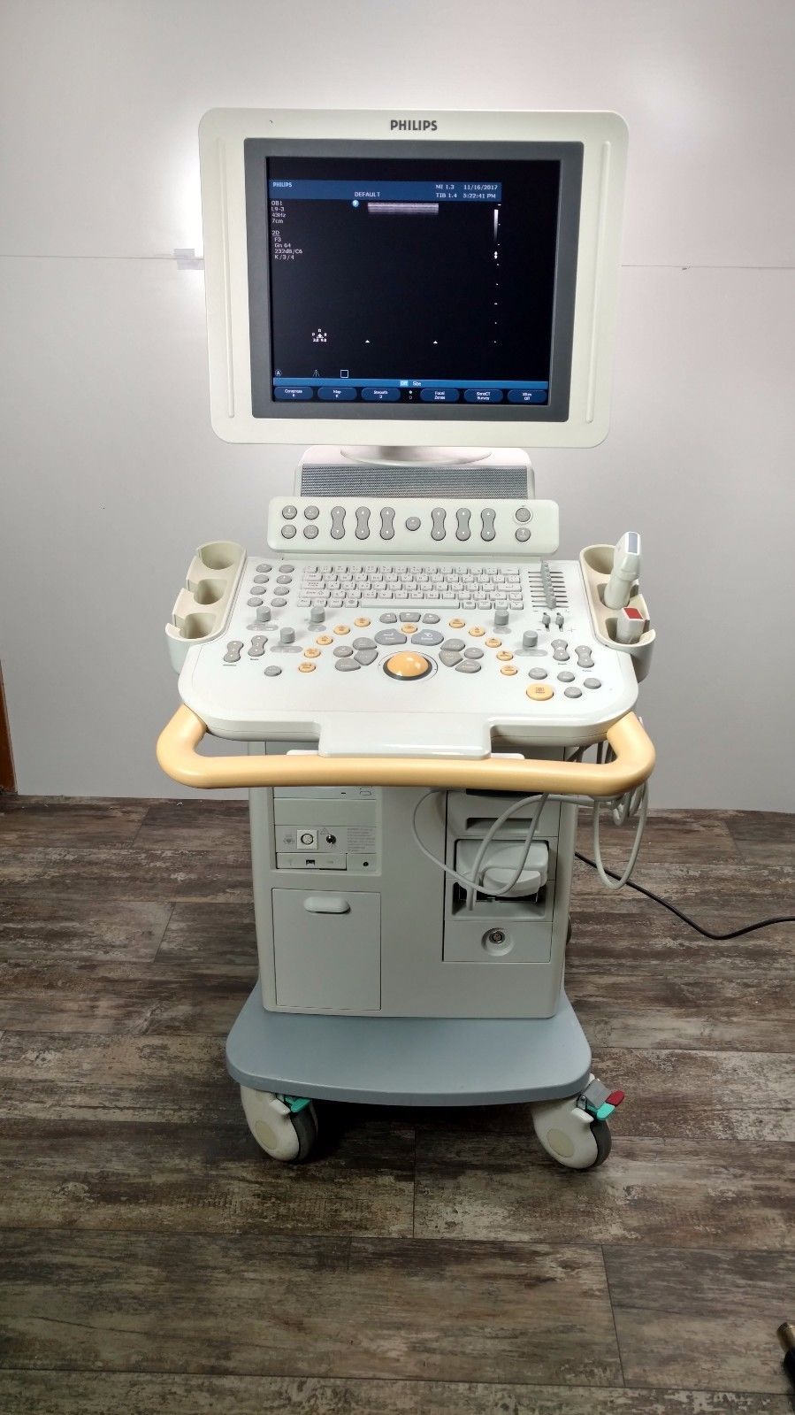 PHILIPS HD11 XE ULTRASOUND SYSTEM WITH L9-3 & PA4-2 TRANSDUCERS DIAGNOSTIC ULTRASOUND MACHINES FOR SALE