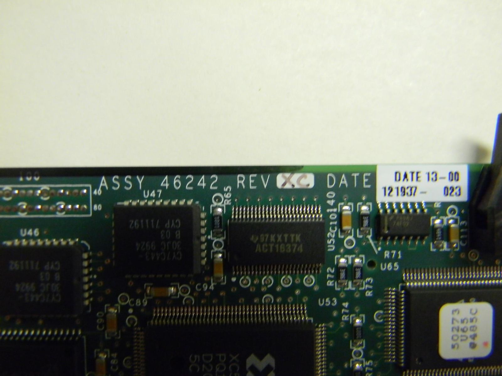 Acuson Sequoia C256 Ultrasound ASSY 46242 REV. XC RP3 BOARD DIAGNOSTIC ULTRASOUND MACHINES FOR SALE