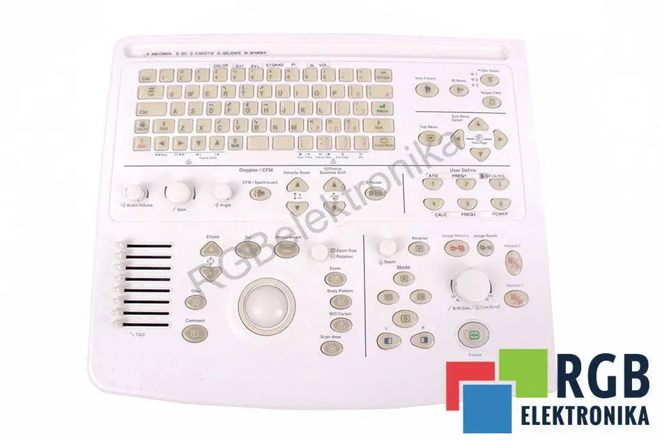 KEYBOARD FOR LOGIQ 400 PRO SERIES MEDIACAL ULTRASOUND GE YOKOGAWA ID20581 DIAGNOSTIC ULTRASOUND MACHINES FOR SALE