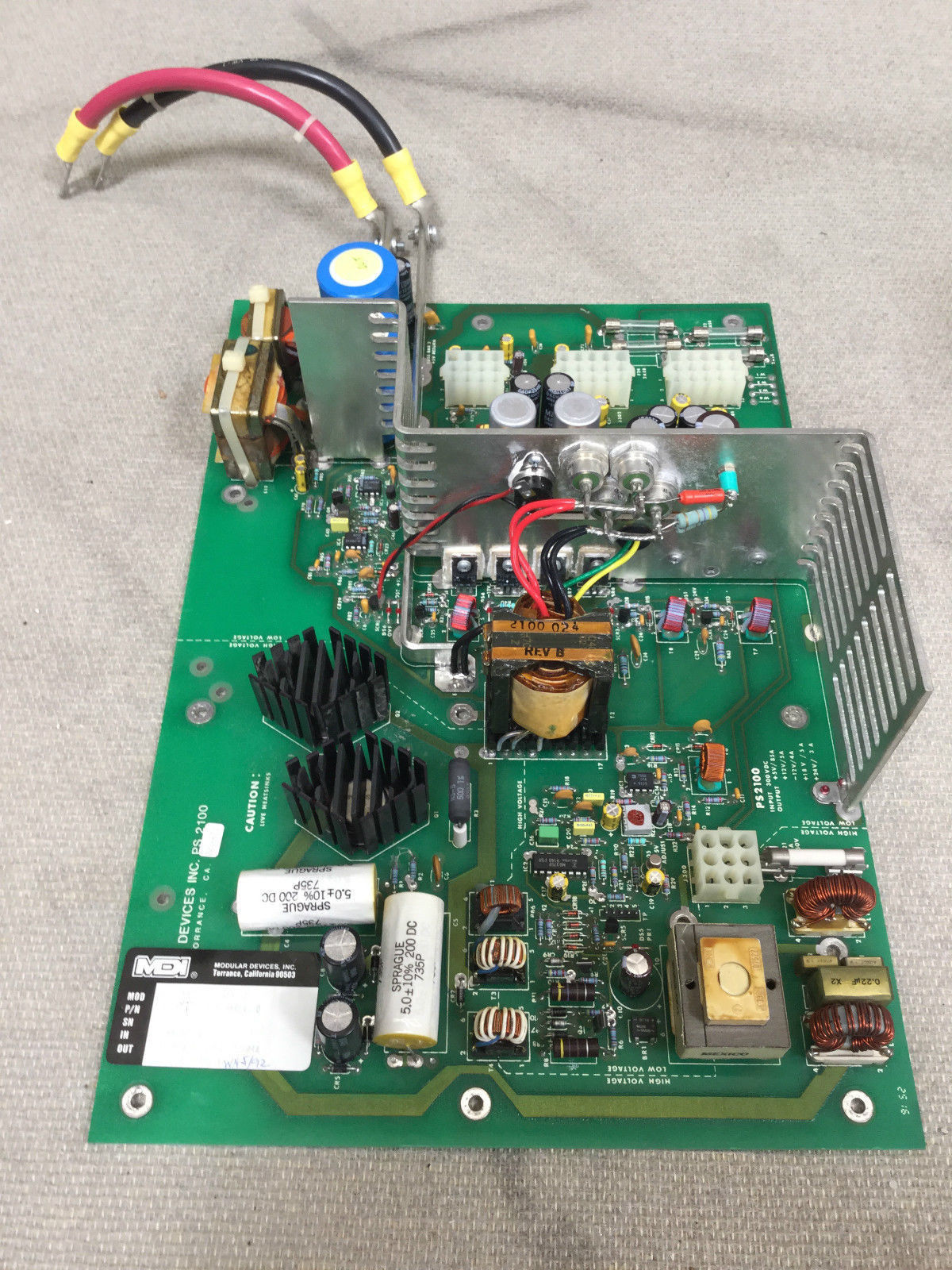 Ultrasound System ACUSON 128XP MDI PS210O HIGH VOLTAGE BOARD I2R DIAGNOSTIC ULTRASOUND MACHINES FOR SALE