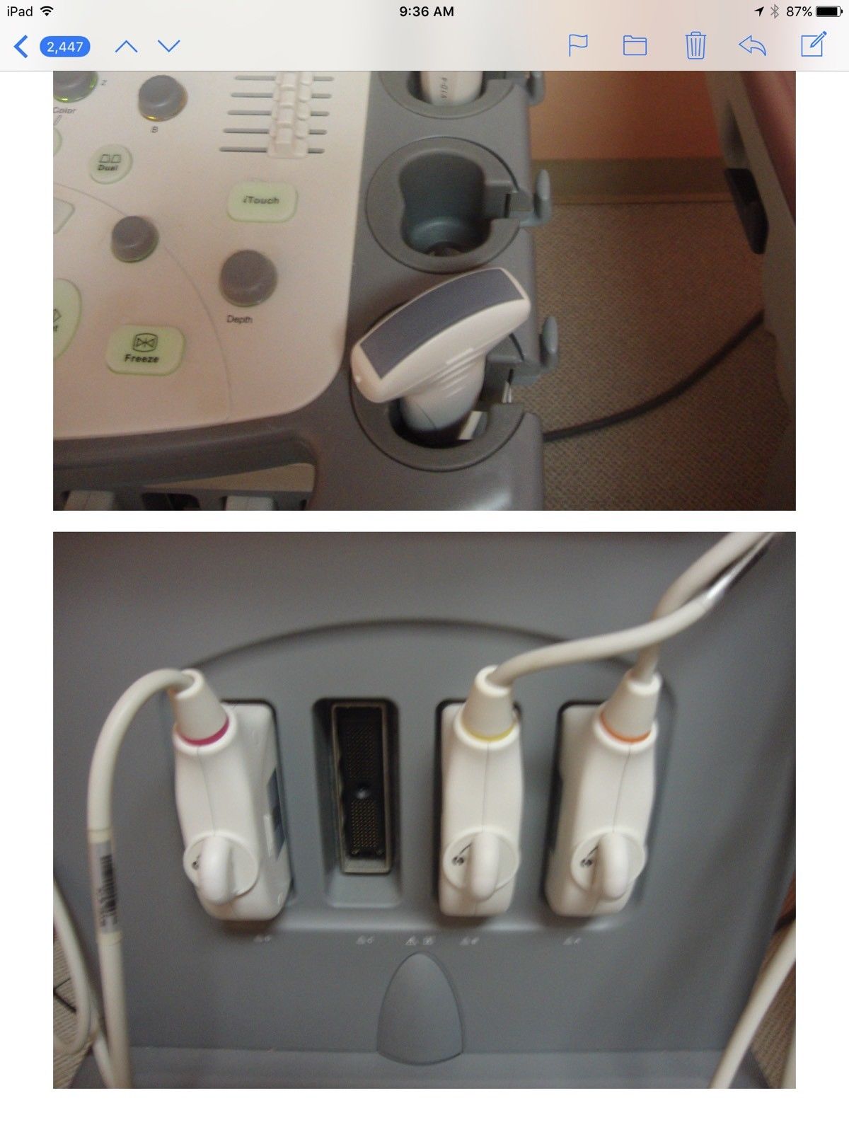 Mindray Ultrasound DC 7 DIAGNOSTIC ULTRASOUND MACHINES FOR SALE