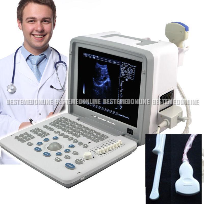 Portable Ultrasound Scanner Digital Scan Monitor+ Convex Transvaginal Probe Sale 190891766175 DIAGNOSTIC ULTRASOUND MACHINES FOR SALE