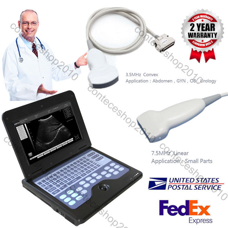 Portable Laptop Machine Digital Ultrasound Scanner, probe, human/vet, USA Fedex DIAGNOSTIC ULTRASOUND MACHINES FOR SALE