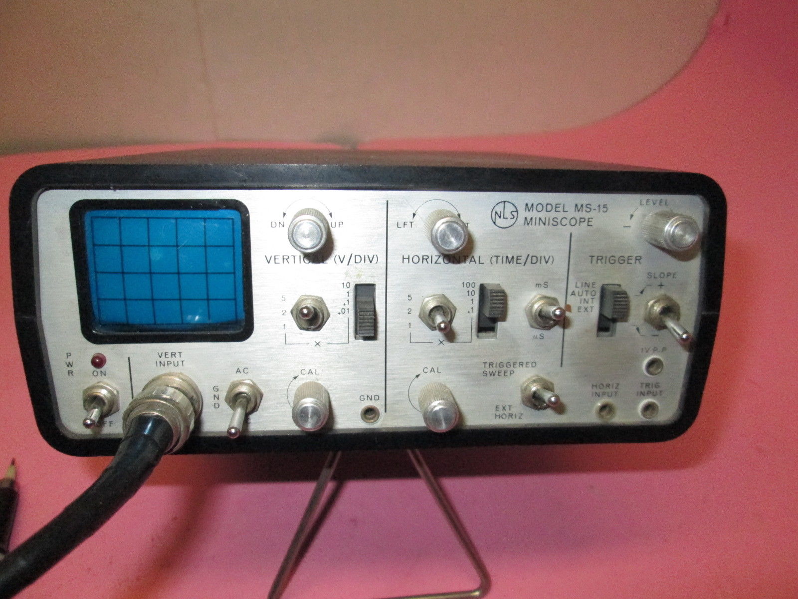 Non-Linear Systems NLS MS-15 Miniscope Oscilloscope Mini scope PKW-105 Probe DIAGNOSTIC ULTRASOUND MACHINES FOR SALE