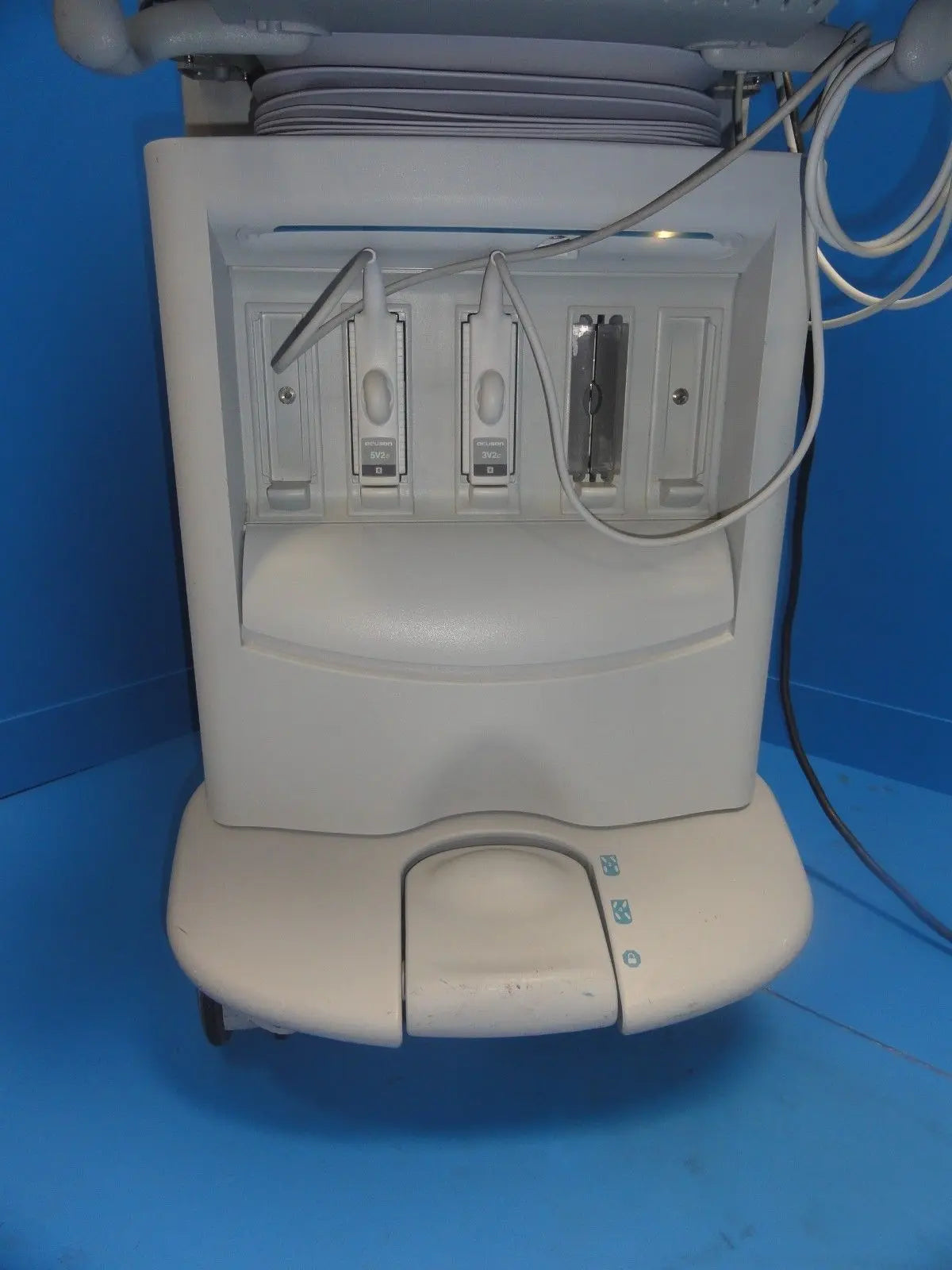 2002 Acuson Sequoia C256 Cardiac Ultrasound W/ 5V2C Probe Printer & VCR (6066) DIAGNOSTIC ULTRASOUND MACHINES FOR SALE