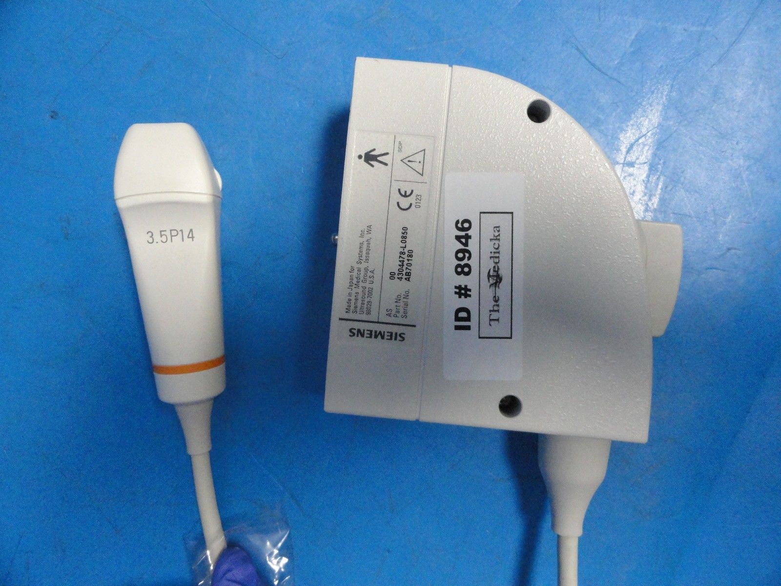 Siemens 3.5P14 P/N 4304478-L0850 Phased Array Probe for Omnia Versa (8946 ) DIAGNOSTIC ULTRASOUND MACHINES FOR SALE