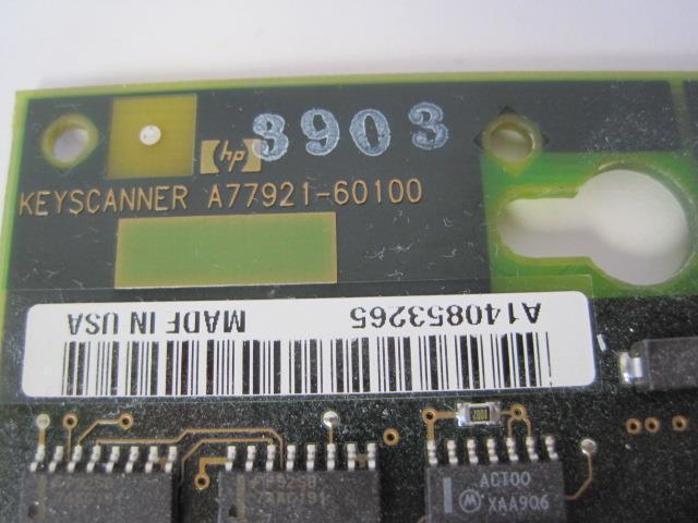 a close up of the back side of a computer