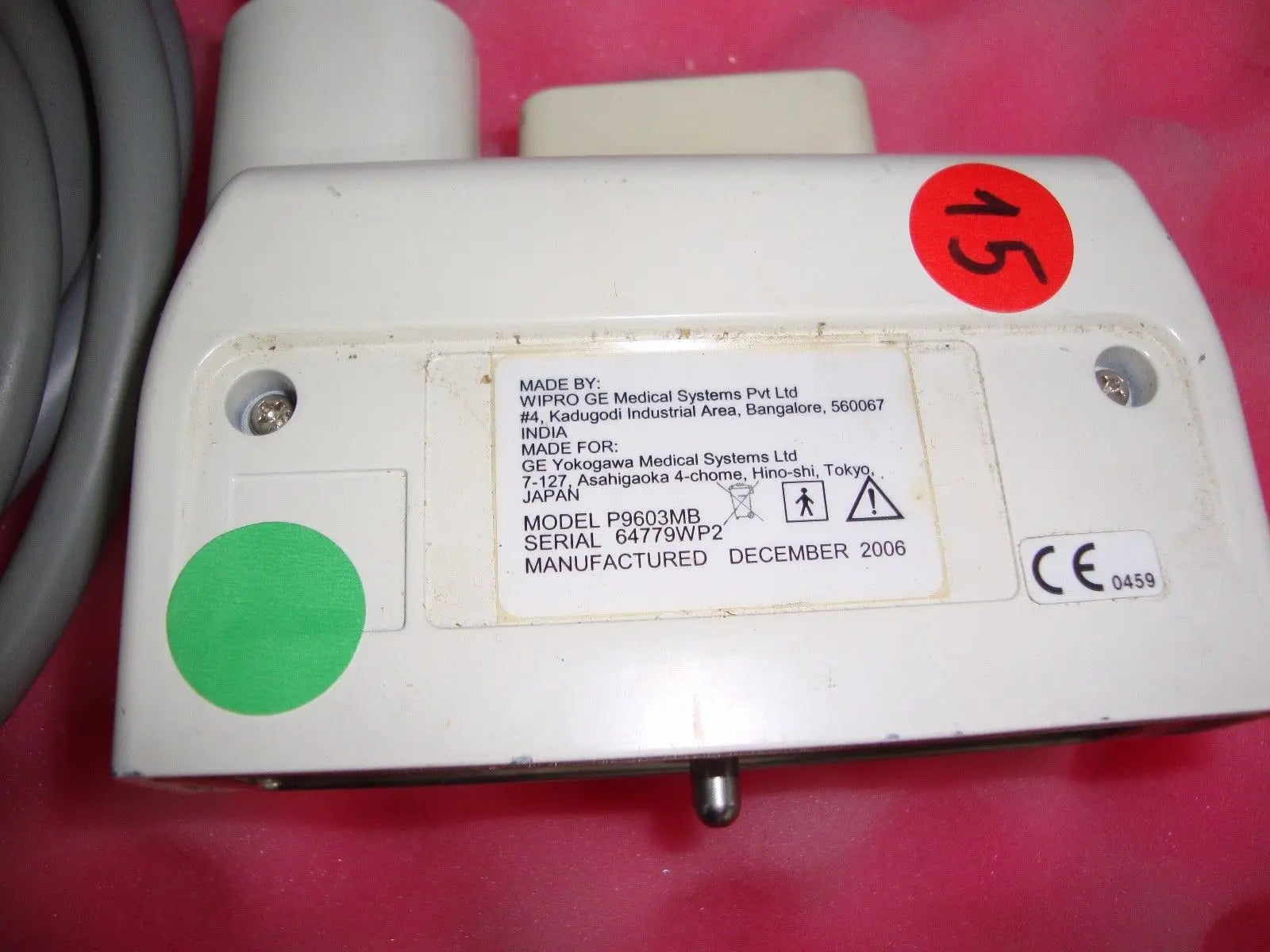 GE MEDICAL SYSTEMS P9603MB Ultrasound Probe DIAGNOSTIC ULTRASOUND MACHINES FOR SALE