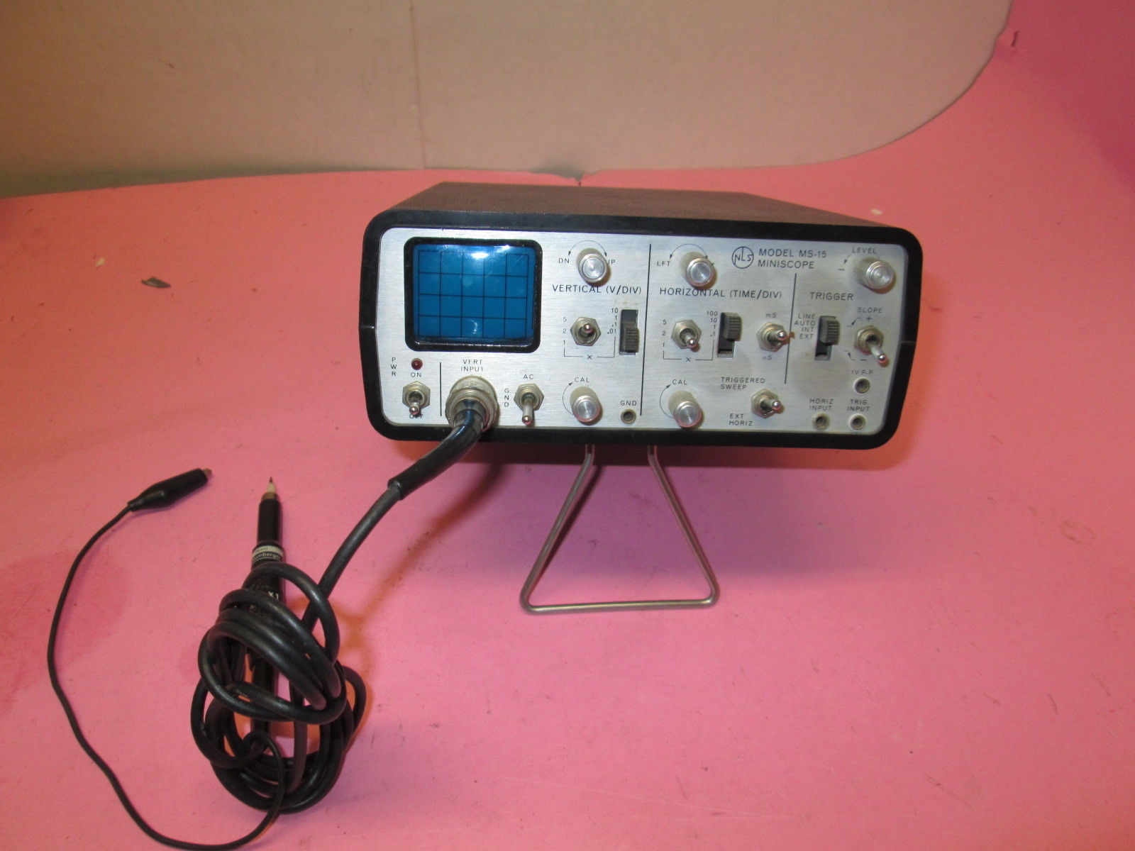 Non-Linear Systems NLS MS-15 Miniscope Oscilloscope Mini scope PKW-105 Probe DIAGNOSTIC ULTRASOUND MACHINES FOR SALE