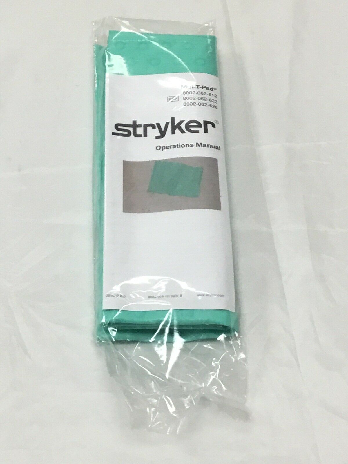 Stryker Mul-T-Pad Operations Manual REF 8002-062-622 (92KMD) DIAGNOSTIC ULTRASOUND MACHINES FOR SALE
