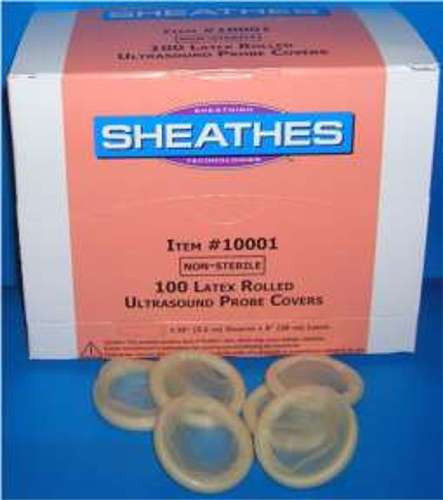 SHEATHES Latex Ultrasound Probe Covers 1-1/4" D  x 8" L Non-Sterile 100/Bx 1.25 DIAGNOSTIC ULTRASOUND MACHINES FOR SALE