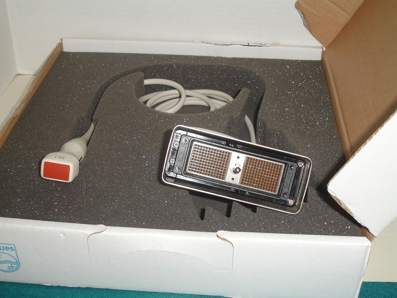 a box with a probe in it