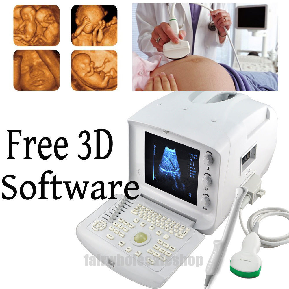 Laptop 10'' LCD Digital Ultrasound Scanner System +Convex +Transvaginal Probe CE 190891807977 DIAGNOSTIC ULTRASOUND MACHINES FOR SALE