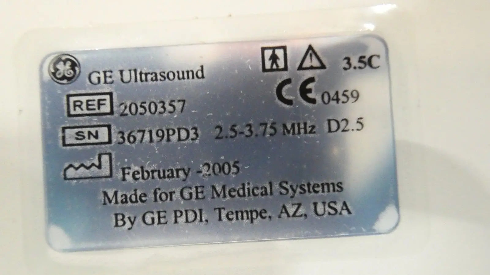 R146609 GE Ultrasound Probe Transducer 2050357 2.5-3.75 MHz DIAGNOSTIC ULTRASOUND MACHINES FOR SALE