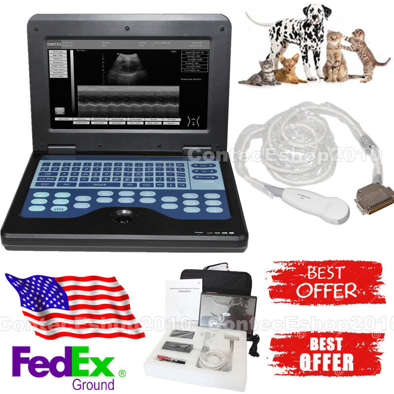 Portable Laptop Machine Digital Ultrasound Scanner, probe, human/vet, USA Fedex DIAGNOSTIC ULTRASOUND MACHINES FOR SALE