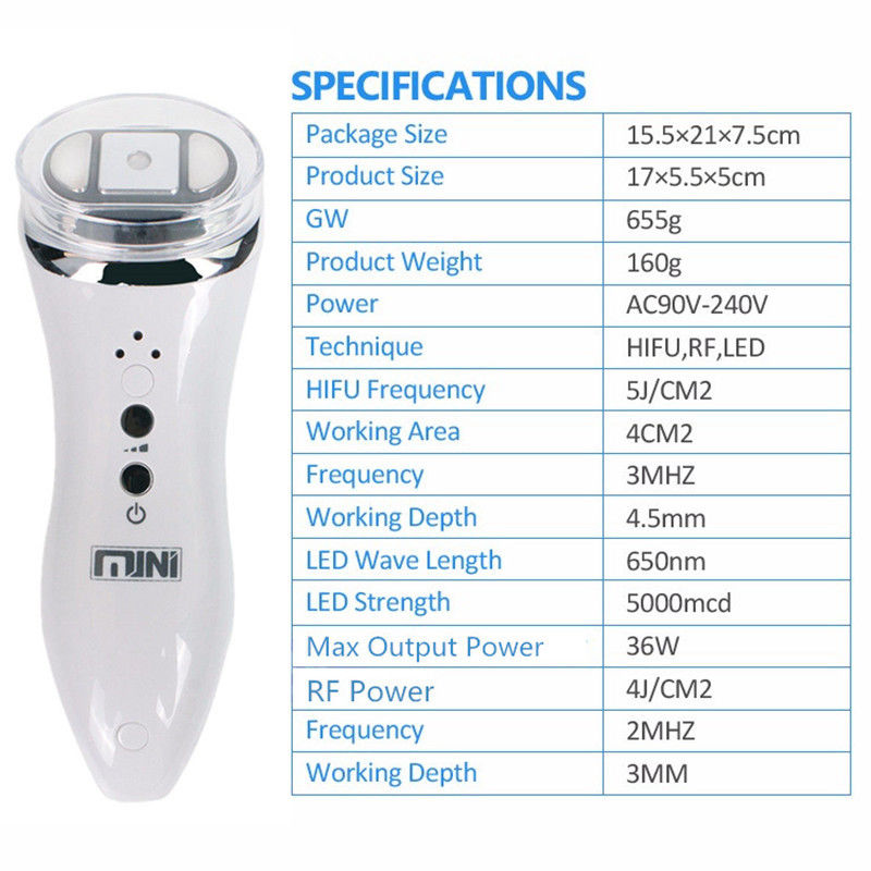 Mini Hifu High Intensity Focused Ultrasound Skin Lifting Tighten Beauty Machine  601393982043 DIAGNOSTIC ULTRASOUND MACHINES FOR SALE