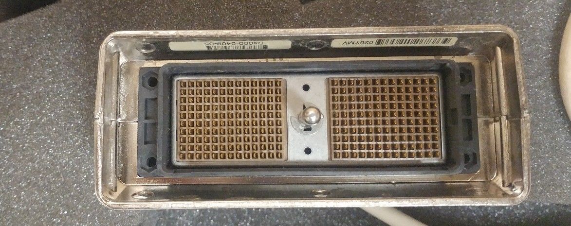 closeup of probe on one end