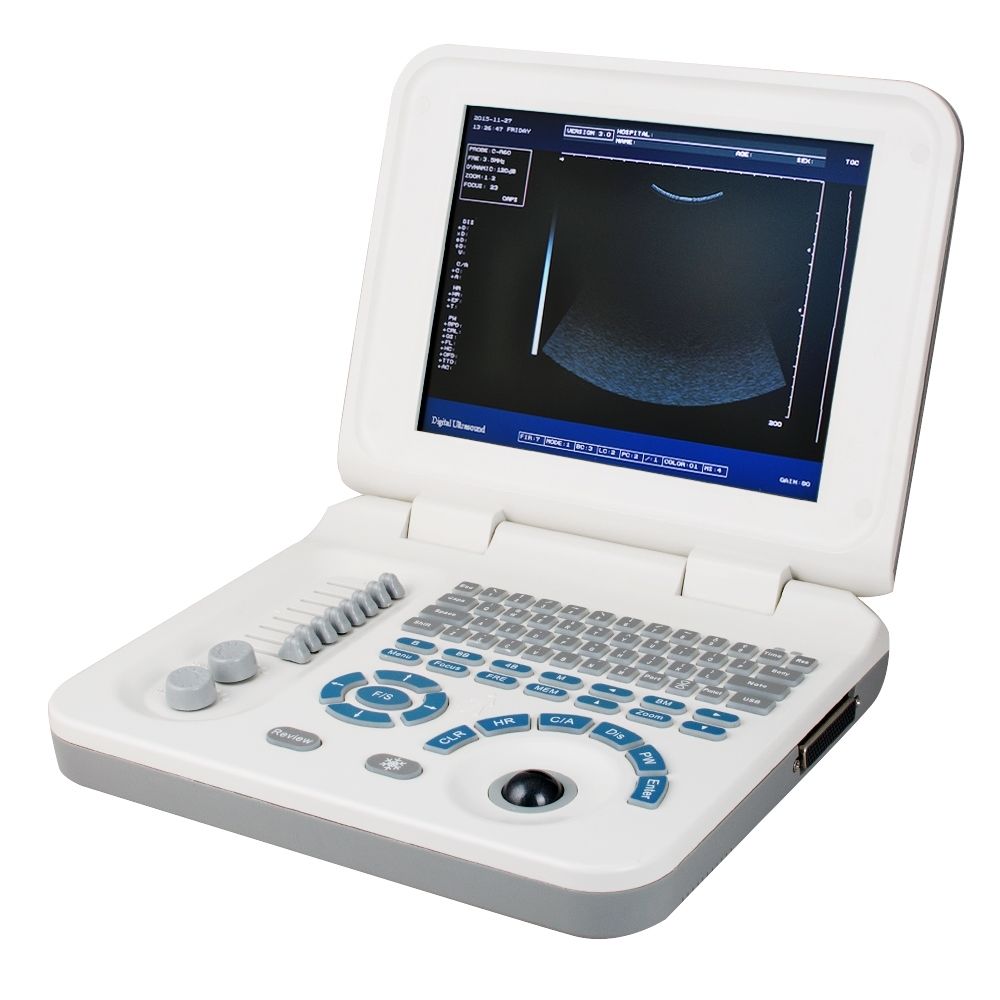 Laptop 10" Ultrasound Scanner Machine + Micro-convex Probe CE 2 Years W & Bag DIAGNOSTIC ULTRASOUND MACHINES FOR SALE