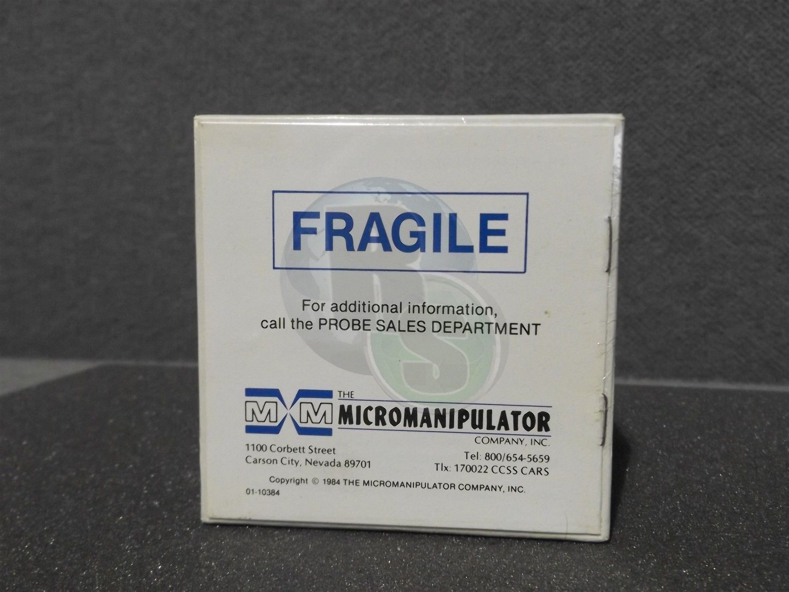 MM MicroManipulator Model 00-FPCB-V-PR Purple Convex Probe Tip .6 Microns 526208 DIAGNOSTIC ULTRASOUND MACHINES FOR SALE