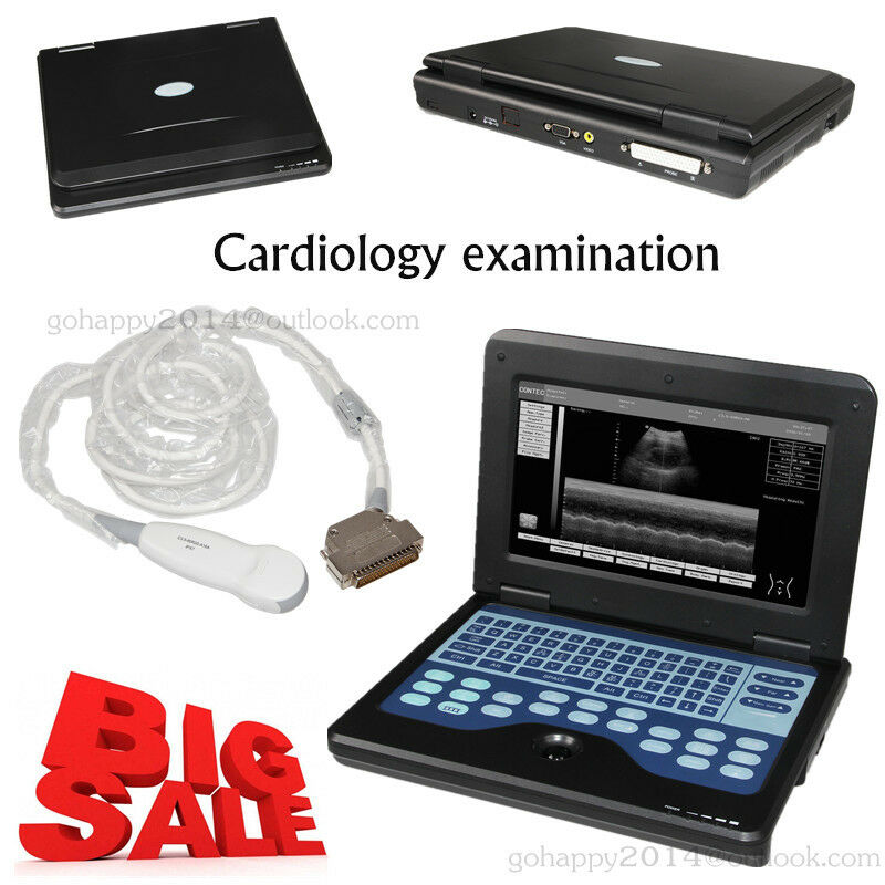 Portable Laptop Ultrasound machine Scanner micro-convex probe CardiacTransducer  658126669122 DIAGNOSTIC ULTRASOUND MACHINES FOR SALE