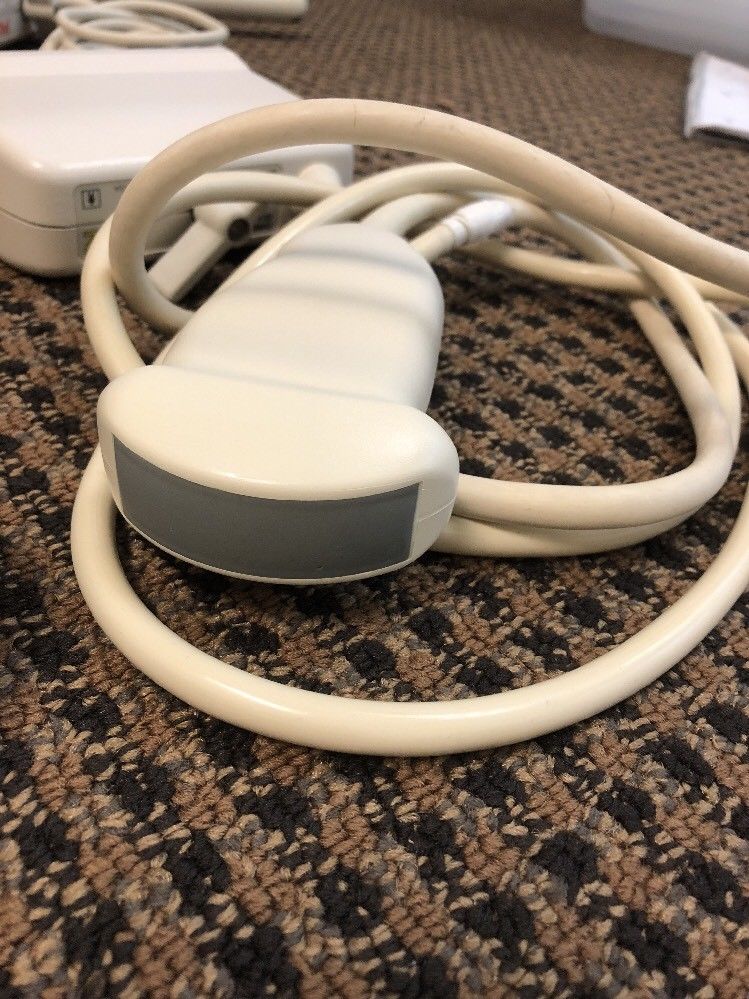 closeup of probe head lens