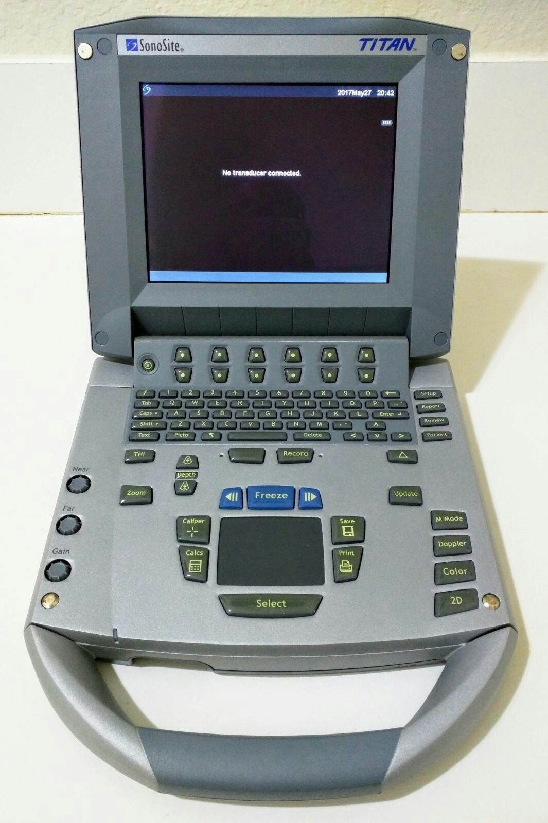 SONOSITE TITAN CV CW W/2 PROBES 1-L38 LINEAR & 1-C15 CURVED ARRAY CARDIAC DIAGNOSTIC ULTRASOUND MACHINES FOR SALE